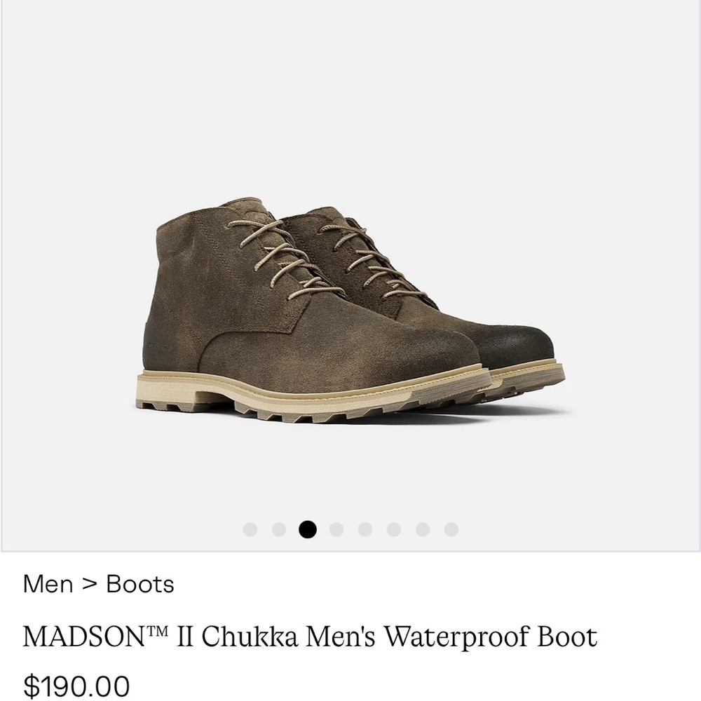 Sorrel Madson II Chukka Men's Waterproof Boot - Brown